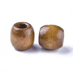 Dyed Natural Wood Beads