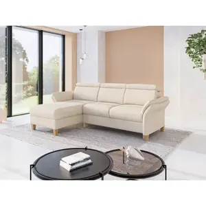 Sit & More ROHOVÁ SEDAČKA, textil, pískové barvy