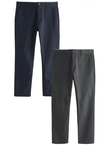Next Chino nohavice  modrá / sivá
