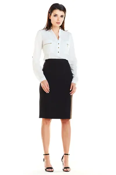Awama Woman's Skirt A255 Black