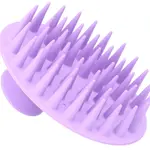 Silikonový masážní kartáč na pokožku hlavy Eurostil Professional - fialový (09127/68)