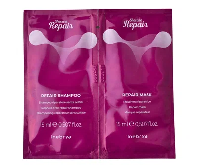 Šampon a maska pro velmi poškozené vlasy Inebrya Shecare Repair - 2x15 ml