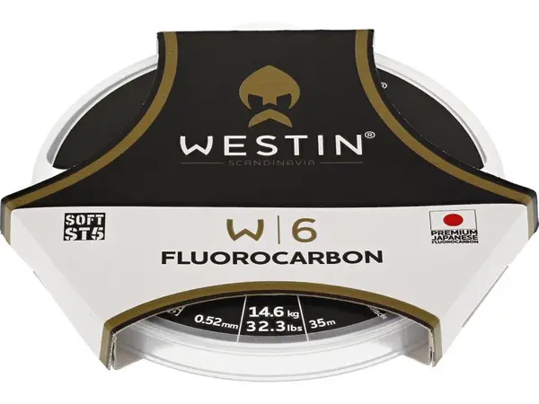 Westin fluorocarbon w6 st5 soft clear 35 m - 0,73 mm 27,7 kg