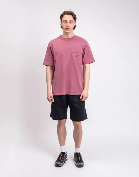 Tričko Gramicci One Point Tee Pigment Dyed RED PIGMENT