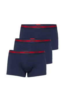 HUGO Boxerky  tmavomodrá / červená / čierna