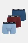Levi's boxerky pánské bavlněné s elastanem 3-pack