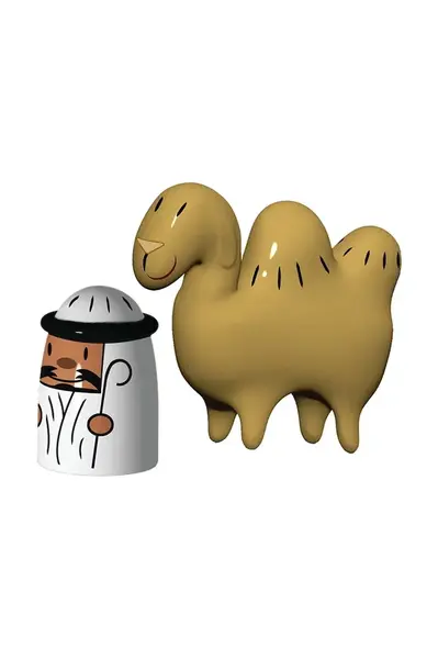 Sada vánočních figurek Alessi Amir&Camelus 5 cm 2-pack
