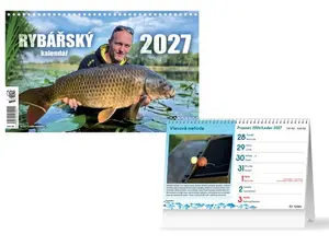 Kalendář 2027 stolní Rybářský
