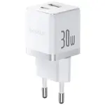 Nabíječka USB-A + USB-C Baseus Palm Fast 30W, bílá