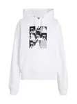 KARL LAGERFELD JEANS Mikina  biela