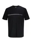 Jack & Jones Junior Tričko 'JCOFUSION'  čierna / biela