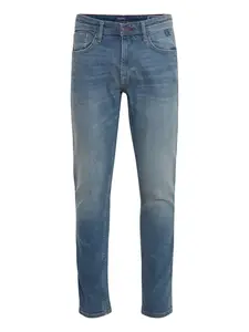 BLEND Džínsy 'Twister'  modrá denim / svetlohnedá