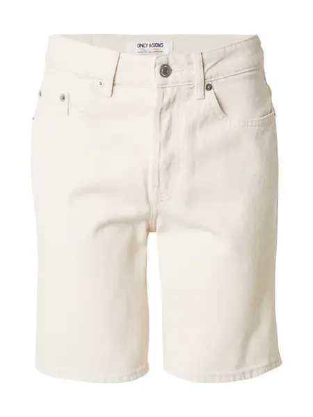 Only & Sons Džínsy 'ONSEdge'  biely denim