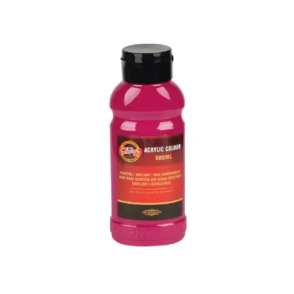 Akrylová farba 500 ml, červenofialová