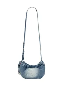 Desigual Taška cez rameno  modrá denim