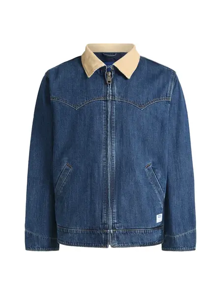 HUGO Prechodná bunda 'Arvan'  modrá denim