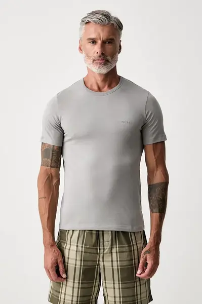 BOSS tričko pánské bavlněné TShirtRN 3P Classic 3-pack