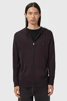 Vlněná mikina AllSaints MODE MERINO ZIP HOOD