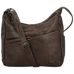 Dámská crossbody kabelka coffee - Firenze Ricco