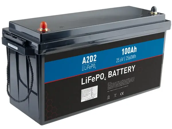 A2d2 baterie lifepo4 25,6 v 100ah m8 rept cells