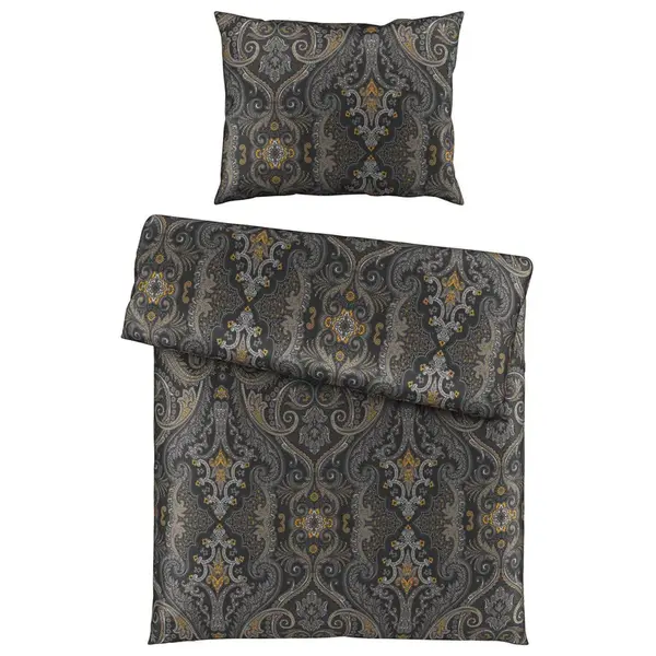 Esposa POVLEČENÍ, satén, antracitová, 140/200 cm