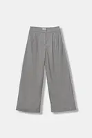 Dětské kalhoty s vlnou Pinko šedá barva, KFPA037.C.ML025