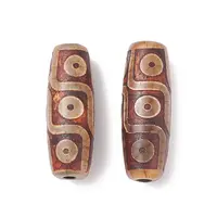 Tibetan Style 9-Eye dZi Beads