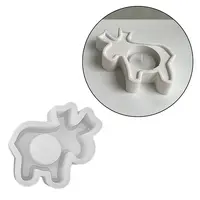 Silicone Christmas Theme Candle Holder Molds