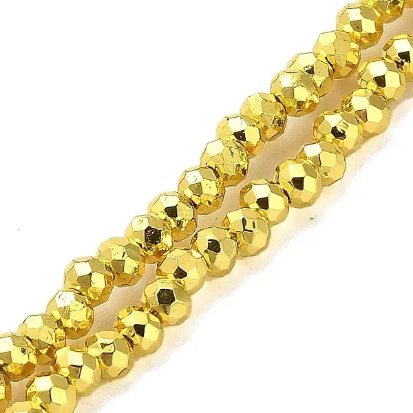 Electroplate Glass Beads Strands