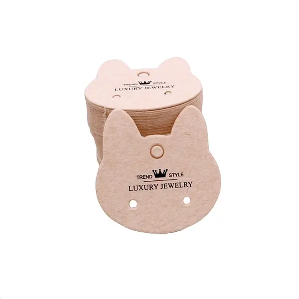 100Pcs Paper Earring Display Cards
