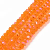 Electroplate Glass Beads Strands