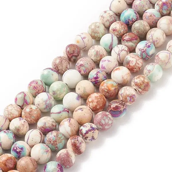 Natural Imperial Jasper Beads Strands