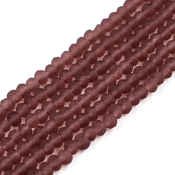 Transparent Glass Beads Strands