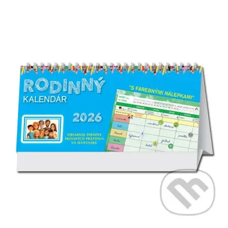 Stolový Rodinný kalendár 2026 (stĺpcový)