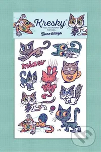 Kresky: Mačky (Dočasné tetovačky) - Ďuro Balogh (ilustrátor)