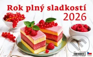 Stolní kalendář Rok plný sladkostí 2026 (řádky)