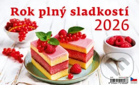 Stolní kalendář Rok plný sladkostí 2026 (řádky)