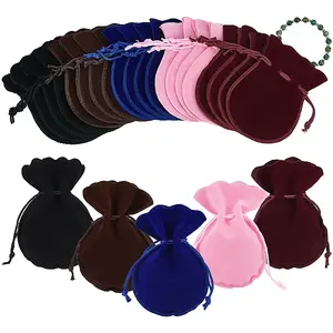 40pcs 4 colors Gourd Velvet Bags