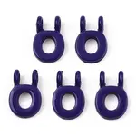 Rack Plating Spray Painted Alloy 2-Loop Link Pendants