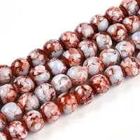 Baking Painted Glass Beads Strands