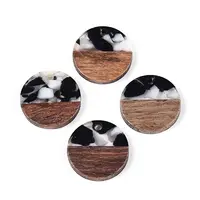 Resin & Walnut Wood Pendants