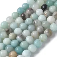 Natural Flower Amazonite Beads Strands