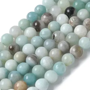 Natural Flower Amazonite Beads Strands