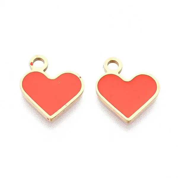 304 Stainless Steel Enamel Charms