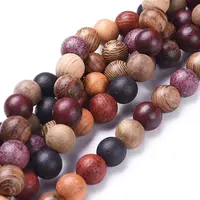 Natural Wood Beads Strands