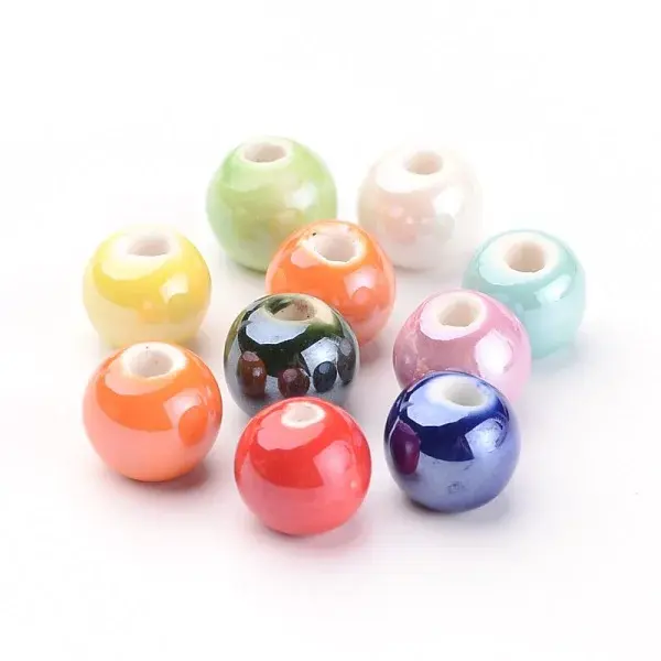 Glazed Porcelain Beads