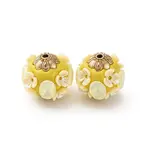 Handmade Resin Indonesia Round Beads