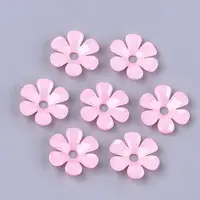 Opaque AS Plastic Bead Caps