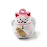 Spray Painted Alloy Bell Pendants