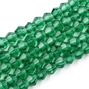 Transparent Glass Beads Strands